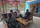 SINERGITAS TNI-POLRI, Guna sampaikan pesan kamtibmas, Aiptu Irwan Kusumah Laksanakan Silaturahmi kepada tokoh masyakarat.