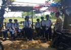 Anggota Polsek Tirtajaya melaksanakan Bimbingan dan Penyuluhan (Binluh) kepada Siswa/Siswi Smpn 3 Tirtajaya