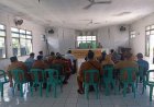 Kapolsek Batujaya Mengikuti Rapat Minggon tingkat Kecamatan Batujaya di Aula Kecamatan Batujaya