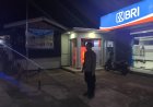 Anggota Polsek Tirtajaya Antisipasi terjadinya Pencurian dan Pembobolan ATM di Bank BRI Unit Pisangsambo pada malam hari