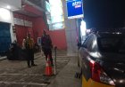 Samapta Polsek Klari Patroli Malam Sasaran Bank BJB, Sampaikan Himbauan Kamtibmas Ke Security