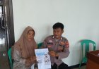 Polsek Purwasari Sosialisasi QR Barcode Propam Mabes Polri ke Warga Secara Masif