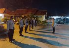 Polsek Rengasdengklok Laksanakan Apel Malam minggu sekaligus Patroli KRYD