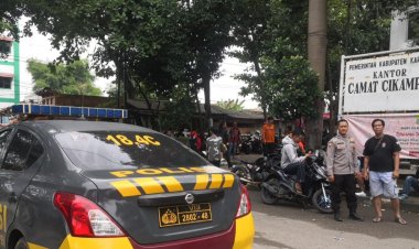 Patroli Pagi Polsek Cikampek Pantau Perkantoran Antisipasi Gukantibmas 