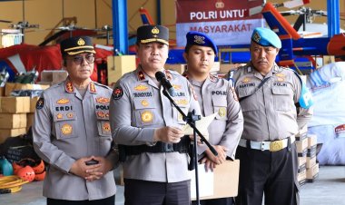 Ratusan Personel Brimob, Samapta, Medis, dan K9 Dikerahkan Polri Perkuat Penanganan Bencana