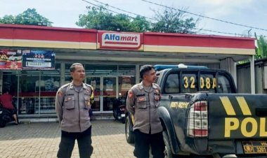 Ciptakan Situasi Kamtibmas Aman dan Kondusif, Polsek Rengasdengklok Gelar Patroli Siang