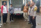 Personil Polsek Cikampek Pengamanan Pergeseran Kotak Audit Hasil Pilkades Cikampek Selatan ke DPMD Karawang 