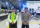Personil PAM Stasiun KAI Cikampek, Ops Lilin Lodaya Hari ke 12 Antisipasi Gukantibmas 
