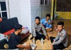 Samapta Polsek Rengasdengklok Giat Patroli Rutin Malam Hari Dan Berikan Pesan Kamtibmas Kepada Warga
