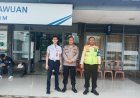 PAM di Stasiun KAI Dawuan Cikampek, Personil Antisipasi Gukantibmas Arus Balik Liburan Nataru 