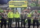 Cegah Kepadatan Arus Balik Nataru, Kapolsek Banyusari Siaga di Pos Pam Rest Area KM-62B