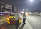 Patroli Malam Polsek Cikampek Pantau Jalur Jalan A Yani Cikampek Cegah C3 