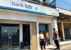 Anggota Polsek Batujaya Sambangi Scurity Bank BJB Unit Batujaya