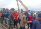 Pengamanan Berlanjut, Polres Karawang Kawal Progres Perbaikan Tanggul Longsor di Telukjambe Barat