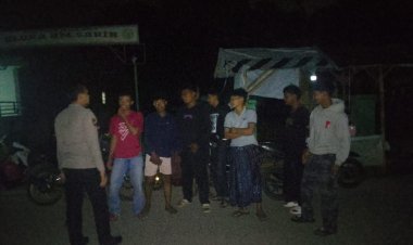 Anggota Polsek Tirtajaya melaksanakan Patroli Prekat dan Giat KRYD dalam rangka Antisipasi GU Kamtibmas