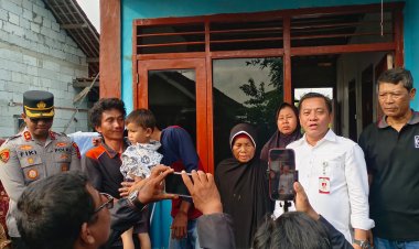 Kapolsek Tirtajaya bersama Anggota Polsek Tirtajaya melaksanakan Monitoring dan Pengamanan Kunjungan Kerja Bupati Karawang
