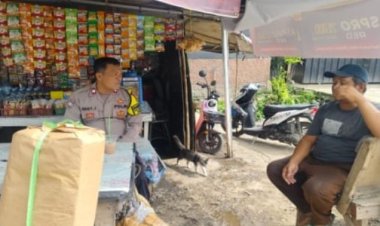 Cegah TPPO, Bhabinkamtibmas Polsek Klari Sebar Himbauan Pencegahaannya