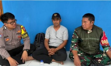 Sinergitas Babinsa TNI Bersama Bhabinkamtibmas POLRI, Sambangi Warga Desa Binaan