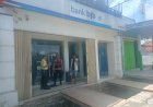 Anggota Polsek Batujaya Himbau Scurity Bank BJB Unit Batujaya