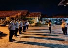 Polsek Rengasdengklok Laksanakan Apel Malam Ahir Pekan sekaligus Patroli KRYD