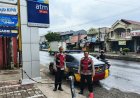 Samapta Polsek Klari Lakukan Patroli Guna Memastikan Bank BJB Aman dan Kondusif