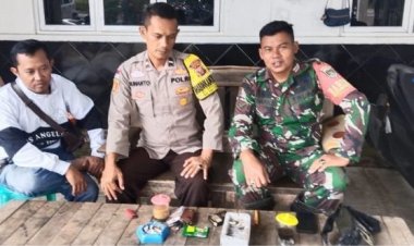 Sinergitas Tni/Polri, Polsek Jatisari Melakukan Sambang Kepada Warga Binaan, Sampaikan Himbauan Kamtibmas