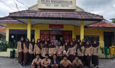 Polsek Rengasdengklok, Menerima Kunjungan Edukatif Siswa - siswi MAN 4 Karawang