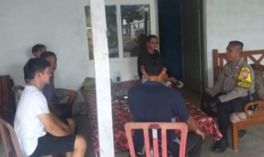 Bhabinkamtibmas Polsek Jatisari Terus Lakukan Edukasi Terkait Dampak Judi Online ke Warga