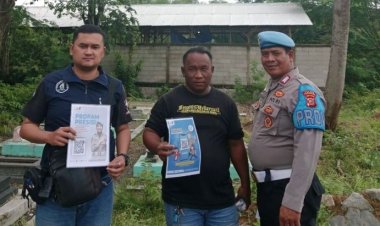 Polsek Banyusari Melaksanakan Sosialisasi QR Barcode ke Masyarakat Pengaduan Divisi Propam Polri Bidpropam Polda Jabar