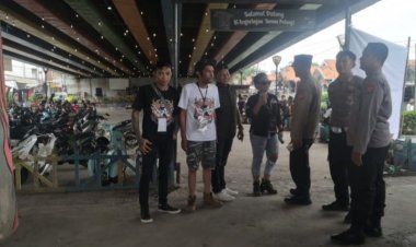 Sambang Pemuda, Piket Fungsi Połsek Cikampek Cegah Premanisme di Bawah Fly Over Cikampek 