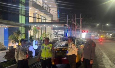 Cegah C3 Patroli Dinihari Polsek Cikampek Pesan Kantibmas Security Rumah Sakit SMC 