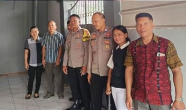 Dalam Kegiatan Minggu Kasih, Polsek Rengasdengklok Dengarkan Saran dan Keluhan Jemaat Gereja Bethel Thabernakel