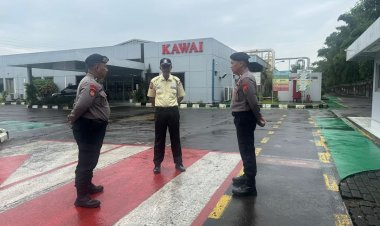 Pospol KIID Kontrol Pos Security PT. Mitsui dan Kawai Antisipasi Gukantibmas Lingkungan Obvit 