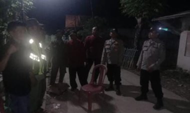Patroli Dini Hari, Polsek Pedes Polres Karawang Antisipasi Kejahatan Jelang Ramadan