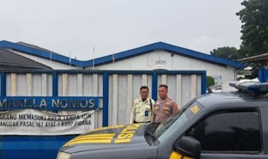 Patroli Dialogis Polsek Klari Ingatkan Terus Pesan Kamtibmas ke Security PT. Fumakilla Nomos