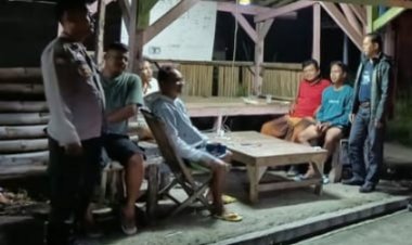 Saat Ronda Malam, Personil Polsek Jatisari HimbaubKamtibmas Jelang Bulan Ramadhan 