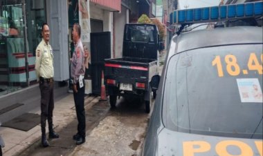 Antisipasi C3, Patroli Pagi Polsek Cikampek Himbau Kantibmas Security Toko Mas 